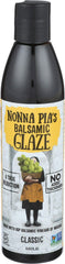 Nonna Pia's Classic Balsamic Glaze bottle for rich drizzle over meals