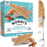 Nonni's Cinnamon Streusel Biscotti on a plate, perfect with a morning coffee.