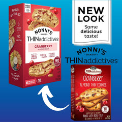 Nonni's THINaddictives individually wrapped cookies for on-the-go snacking