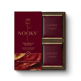 Nooky couple dark chocolate box showcasing gift-ready packaging for sharing