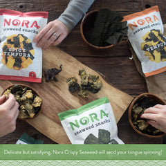 Nora Seaweed Snacks Taster Variety – six-pack value with two bags per flavor.