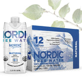 Nordic Tree Water birch sap glass pour delivers refreshing hydration from Finnish forests