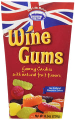 Norfolk Manor Wine Gums packaging, a classic British confection for sharing.