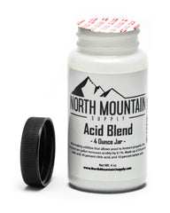 North Mountain Supply acid blend tamper-evident seal highlights freshness and sealing.