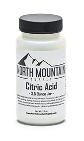 North Mountain Supply citric acid jar—pure food-grade quality for versatile kitchen and DIY uses.