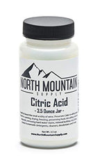 North Mountain Supply citric acid jar—pure food-grade quality for versatile kitchen and DIY uses.