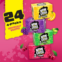 Now and Later bold flavors and vibrant colors ideal for quick treats.
