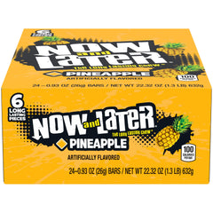 Now and Later individually wrapped pieces for on-the-go snacking.