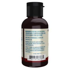 NOW Foods BetterStevia bottle showing precise pour from the dispense cap