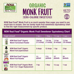 NOW Foods monk fruit powder in kitchen use for beverages and foods