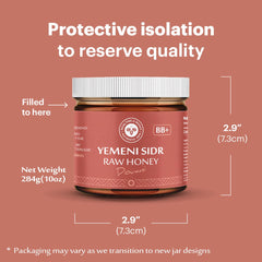 Now This Is Honey Sidr honey in amber hue inviting taste.