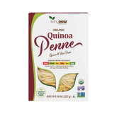 NOW Foods Organic Quinoa Penne bag highlights gluten-free organic ingredients for easy allergy friendly meals