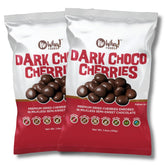 No Whey! Foods Chocolate Cherries 2 Pack on display, vegan and allergy-friendly.