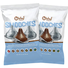 No Whey! Smooches foil-wrapped chocolates for holiday gifting and sharing.