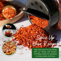 NPG Authentic Sichuan chili flakes sprinkled on kimchi demonstrates tangy heat and depth