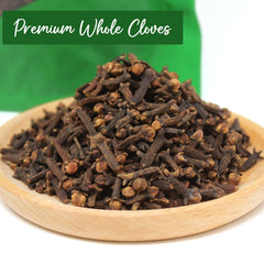 NPG cloves infusing a warm beverage for comforting tea.