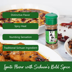 NPG peppercorn powder elevates Kung Pao and other Chinese dishes.