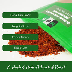 NPG medium-heat Sichuan flakes for kimchi, curries, and flavorful sauces.