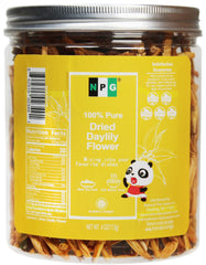 NPG Premium Dried Lily Flowers Buds front pack showing natural, additive-free Chinese cooking ingredient.