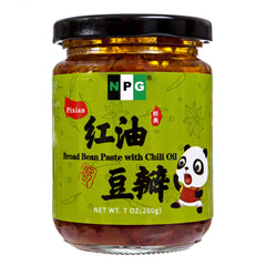 NPG Premium Sichuan Pixian paste in a jar enhances hotpot flavor with depth.