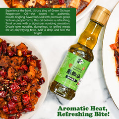 NPG Sichuan oil adds authentic heat and numbing kick to stir-fries.