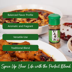 NPG spice blend back-label highlights gluten-free and natural ingredients