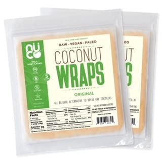 NUCO coconut wraps original pack shot for easy gluten-free meal prep