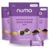 Numa mini PB bars packaging, convenient on-the-go snack for busy days.