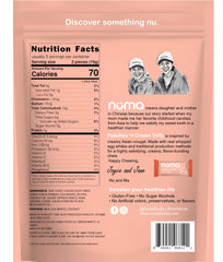 Numa Peaches 'n Cream ingredient list emphasizes simple, real ingredients for mindful indulgence.