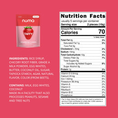 Numa Taffy wrapped chews ready for on-the-go snacking.
