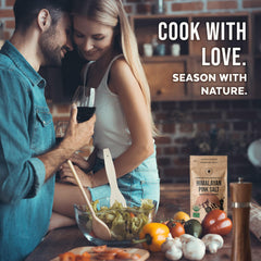 Numami salt sprinkled on vegetables delivers subtle umami with oceanic kelp notes.
