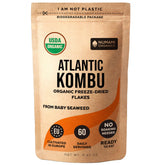 Numami Organic Kombu Flakes packaging front, easy daily flavor boost.