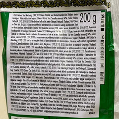 Number One Thai milk green tea packaging 6oz bag emphasizes authentic origin.