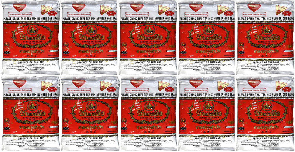Number-One Thai Tea Mix 400g bag for authentic Cha Yen and bubble tea