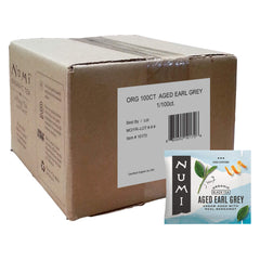 Numi bergamot oil aroma emphasizes real citrus flavor in Earl Grey.