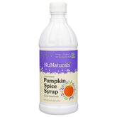 NuNaturals Stevia Syrup pumpkin spice bottle offers zero-calorie flavor