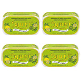 NURI Portuguese sardines in olive oil and lemon in a gift-ready 4-pack