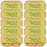 Nuri Portuguese sardines in tomato sauce front view can, ready for quick meals.