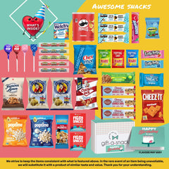 Nut Cravings Gift A Snack greeting card included adds a heartfelt birthday touch.