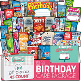 Nut Cravings Gift A Snack outer mailer packaging presents premium birthday gift presentation.