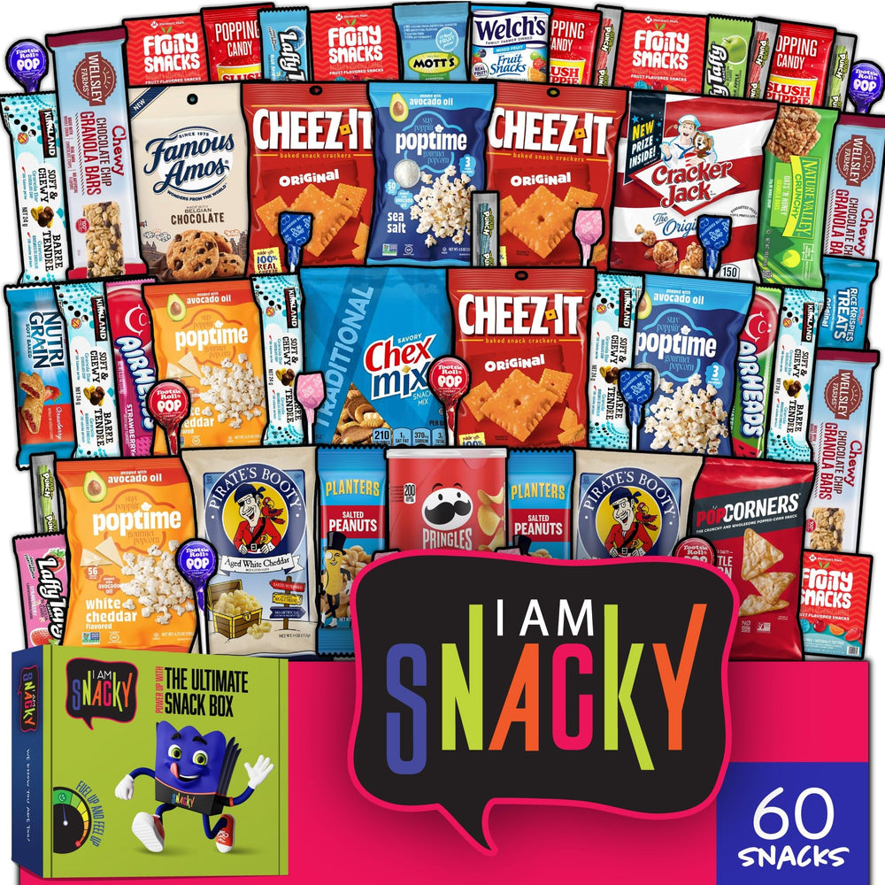 Nut Cravings I AM Snacky box front view with premium gift packaging