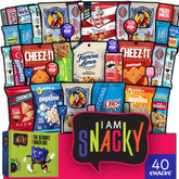 Nut Cravings I AM SNACKY Easter Treats box front for gift-ready celebrations.