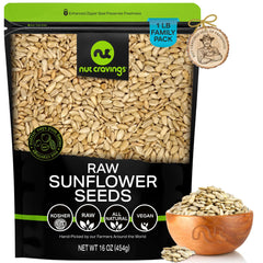Nut Cravings raw sunflower seeds bag with fresh crunch for on-the-go snacking