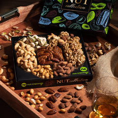 Nut Cravings salted roasted almonds—toasted aroma, pantry-friendly snack.