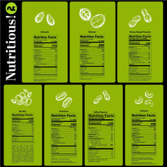 Nut Cravings seven-nuts assortment featuring almonds and walnuts for versatile snacking moments