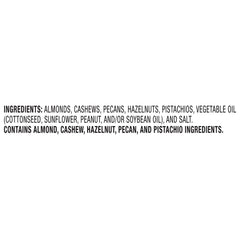 Nut Harvest Deluxe Mixed Nuts close-up, roasted and seasoned kernels
