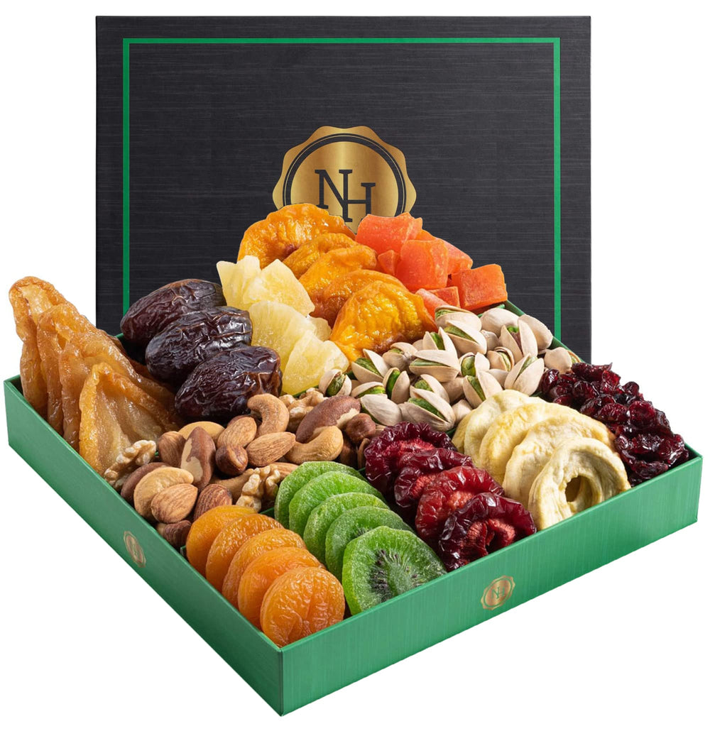 Nut Haven gift basket packaging offers an upscale, ready-to-gift presentation.