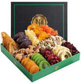 Nut Haven gift basket packaging offers an upscale, ready-to-gift presentation.