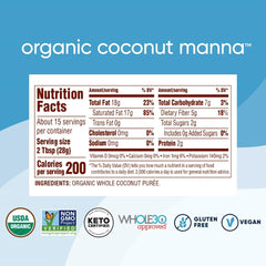 Nutiva Coconut Manna on toast highlighting creamy texture and flavor