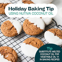 Nutiva coconut oil butter flavor spread on bread adds creamy vegan richness